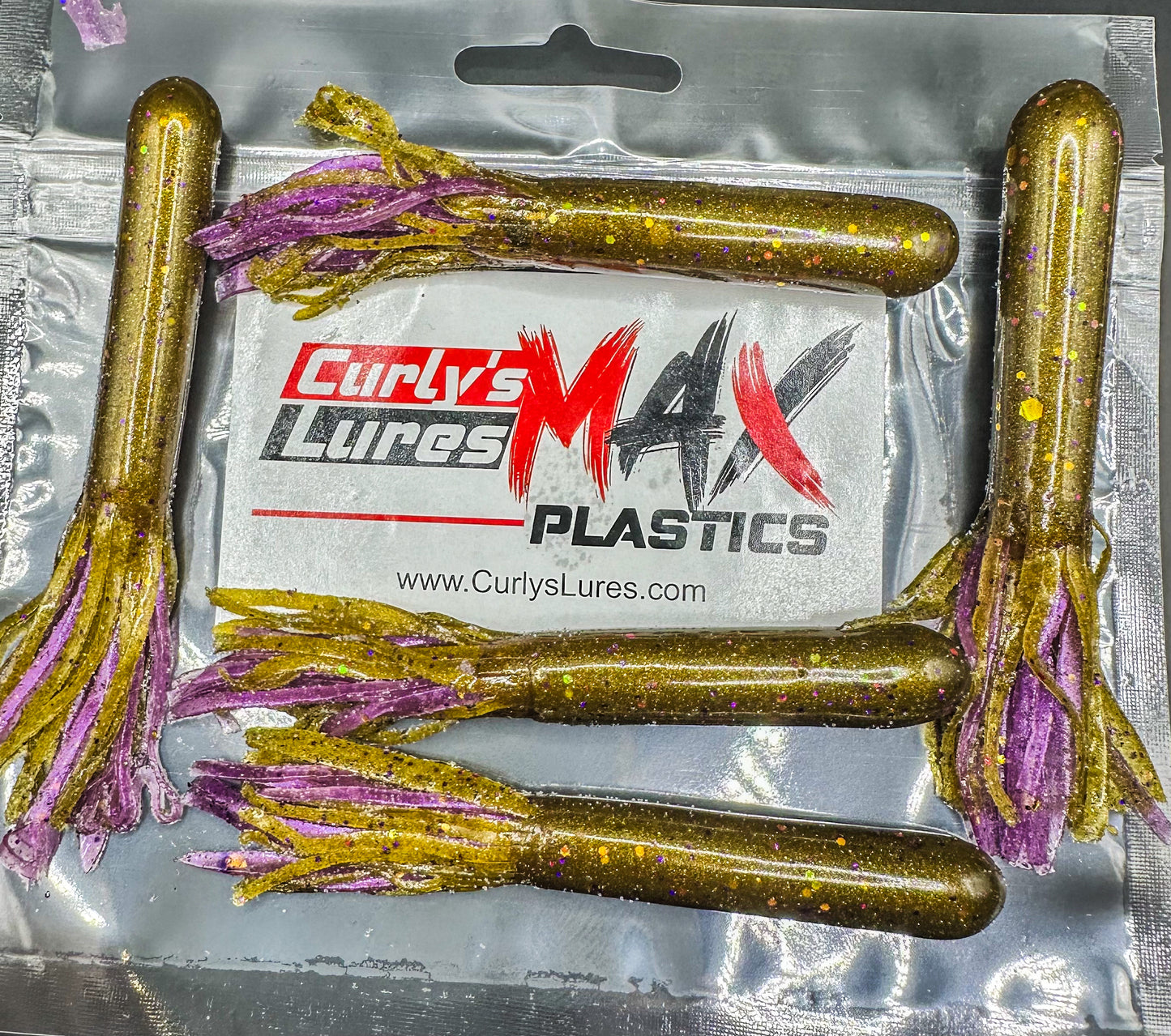 4” gobyoshi  hand dipped and layered tube baits 5pk