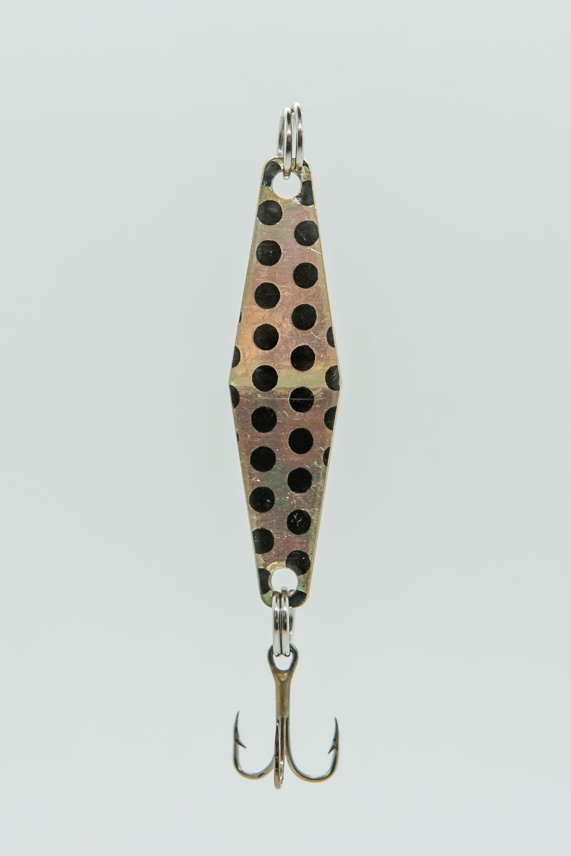 Brass Black Dot - Curly's Fishing Lures