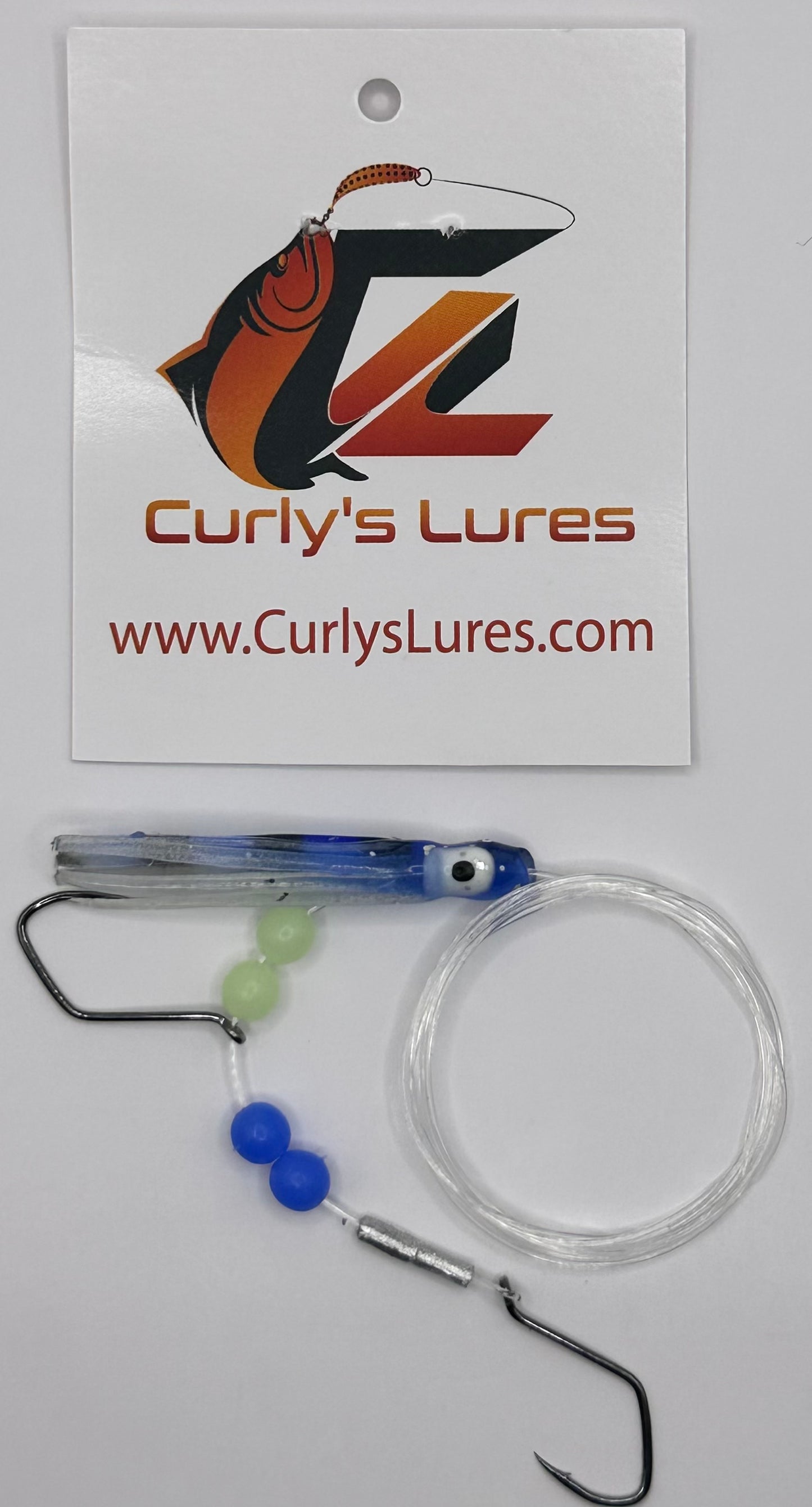 1.5” blue black stipe max squidy micro