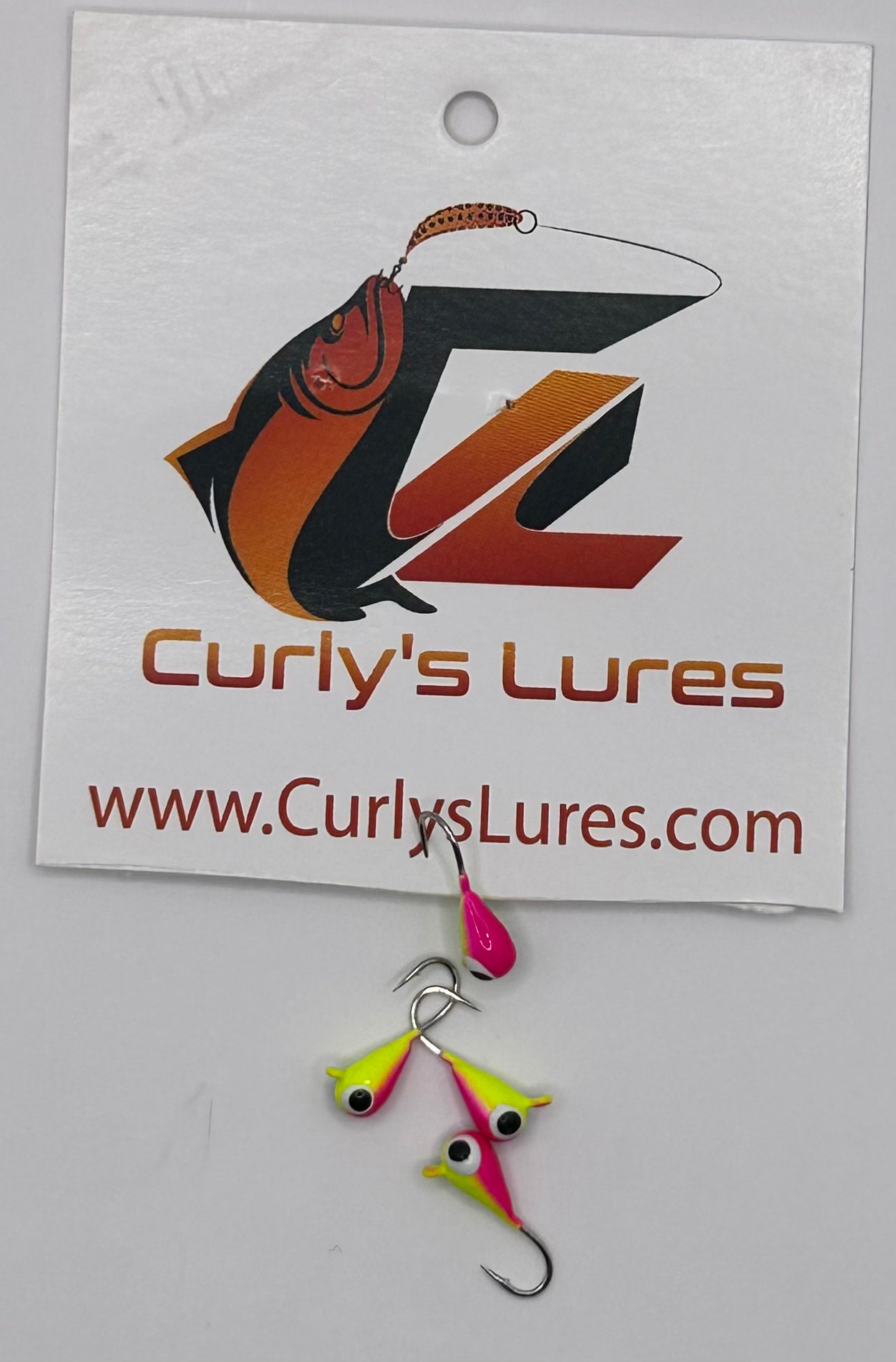 1/64 pink chartreuse tungsten jig