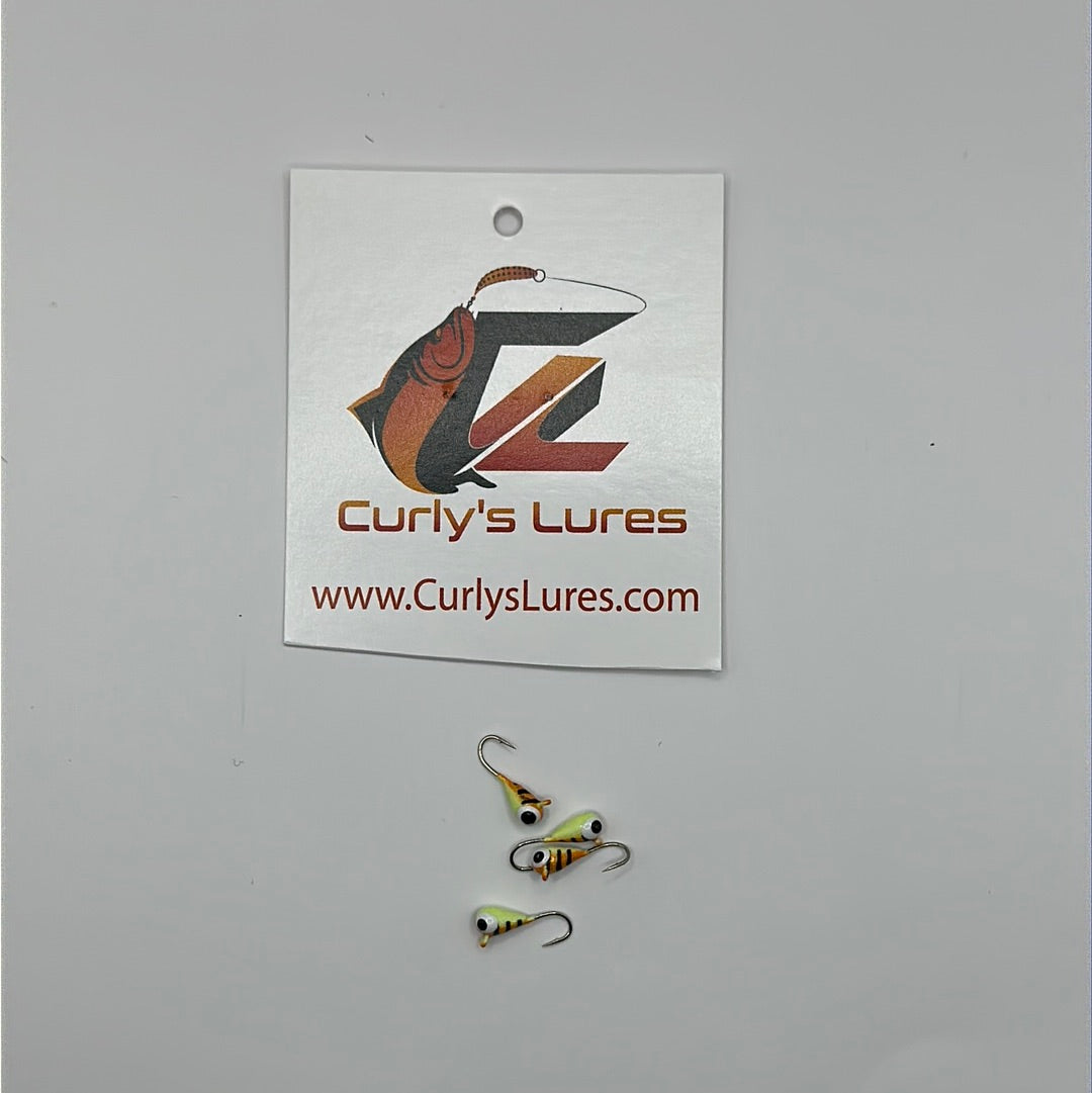 1/64 tiger glow tungsten jig