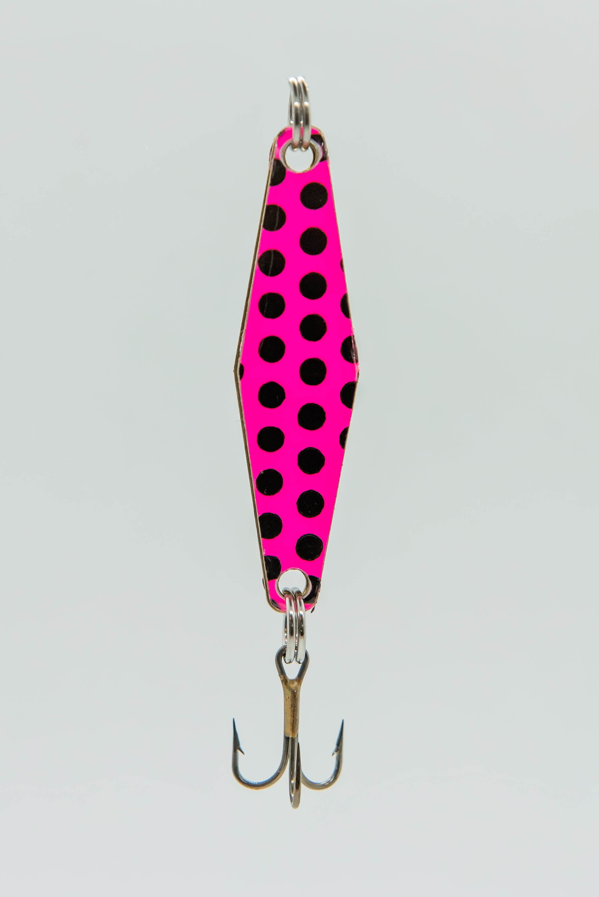 Pink Black Dot – Curly's Lures
