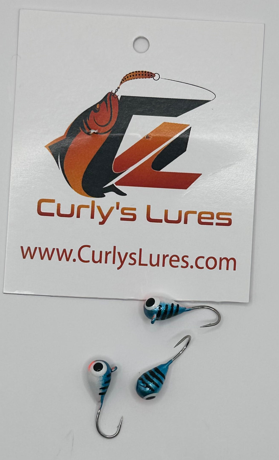 1/16 Blue Pearl Tiger Tungsten Jig